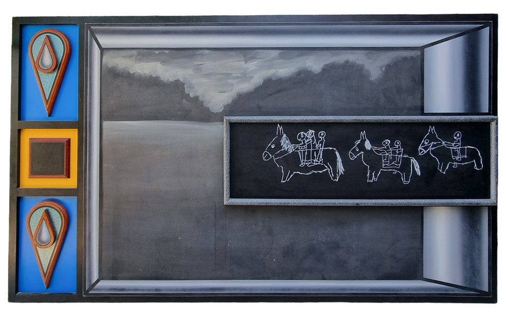 מאיר פיצחדזה
יצירת מופת ענקית ! תלת מימד! חשובה ומתועדת בספרות המיקצועית של האומן
שמן על בד 