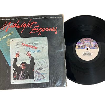 תקליט פסקול הסרט מידנייט אקספרס Midnight Express movie soundtrack במצב מעולה