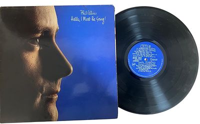 תקליט פיל קולינס Phil Collins "HELLO I MUST BE GOING" במצב מעולה