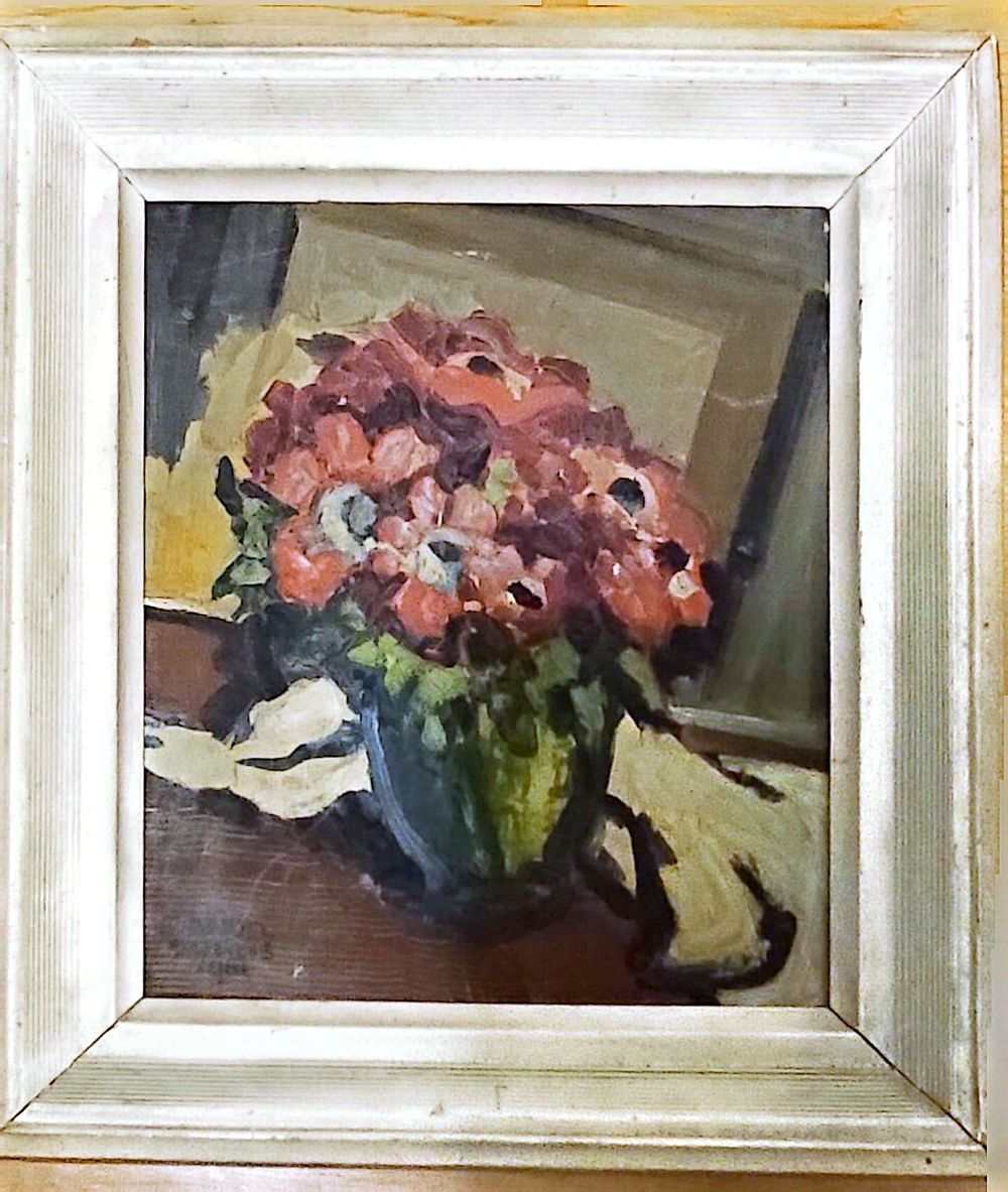 ציור יפהפה ומיוחד של הצייר הידוע שמואל זולאקיס. טכניקת ציור של צבעי שמן ע"ג לוח דיקט עץ. מידות 