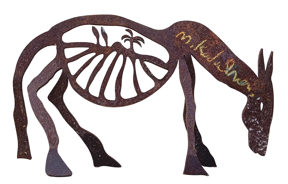 מנשה קדישמן
חמור ארץ ישראל
44&times;27 ס"מ
חתום