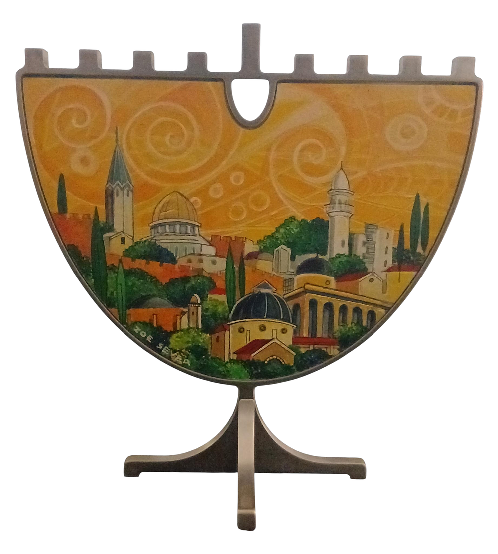 זואי סבר
חנוכייה מדהימההה!!
שמן על עץ!
פריט יחודי ויחיד במינו!
28&times;28 ס"מ
חתום