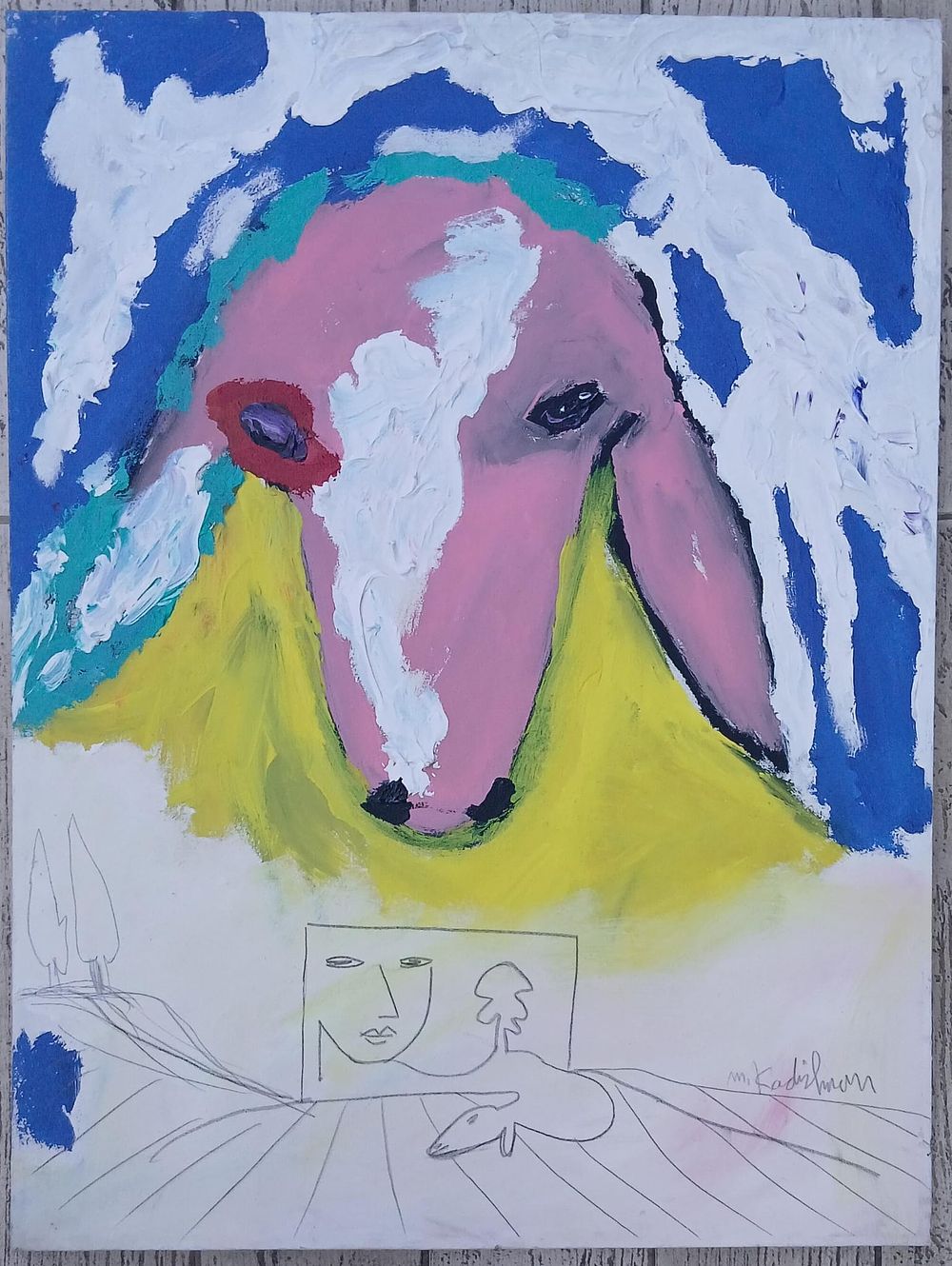 מנשה קדישמן 
ציור נדיררררררר!!!
הוצג במוזיאון תל אביב!
מדבקה מאחורה של המוזיאון!
60&times;80 ס"מ 