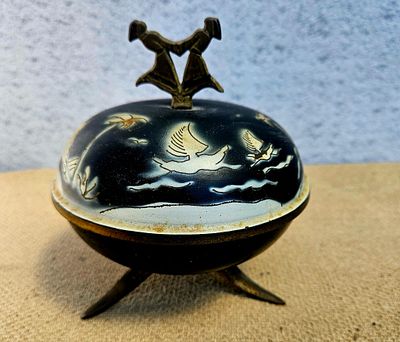 כלי לאתרוג כסף 500 ישראלי חתום עם תג מכס שנות ה60