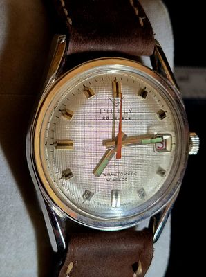 Analog S PHILLY deluxe ladies watch 17 jewels shock protected Swiss made