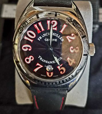 Franck Muller TransAmerica Automatic SS Black Dial