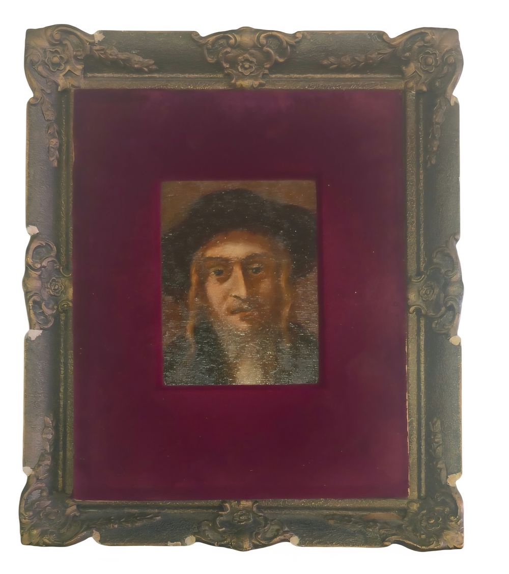 רבי ברסלב!
נדיררר!
שמן על עץ מניאטורי 
9&times;11.5