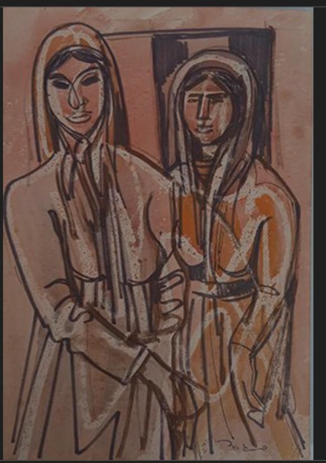 אליהו סיגרד
אקוורל וטושים על נייר
25&times;18