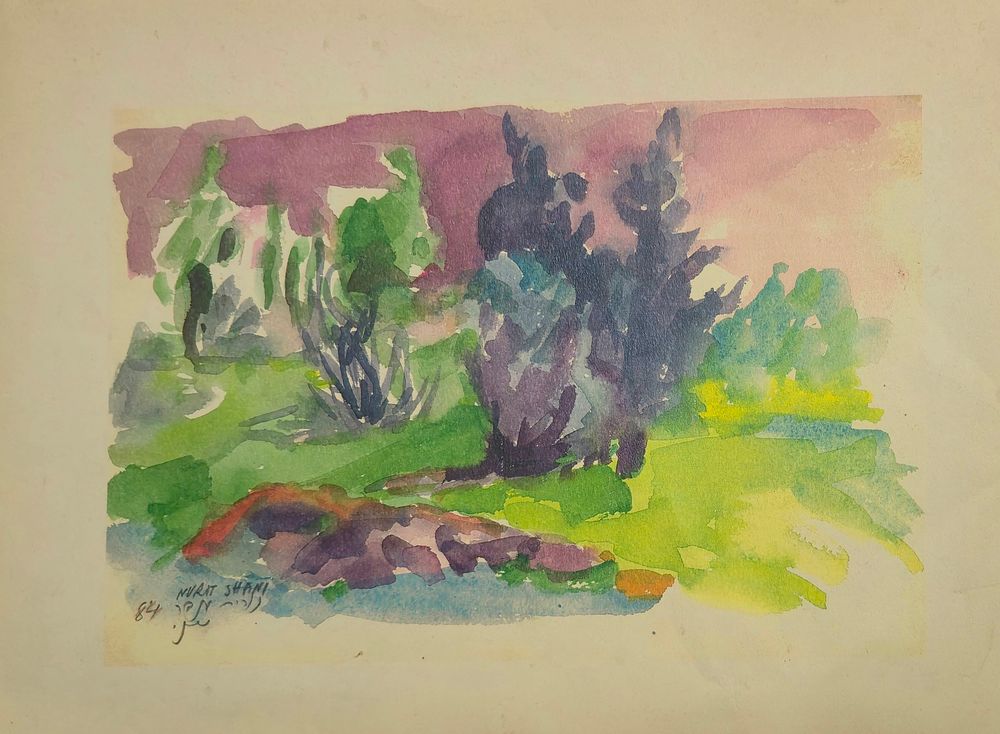 נורית ענבר שני
אקוורל על נייר
42&times;29 ס"מ
1984 
חתום