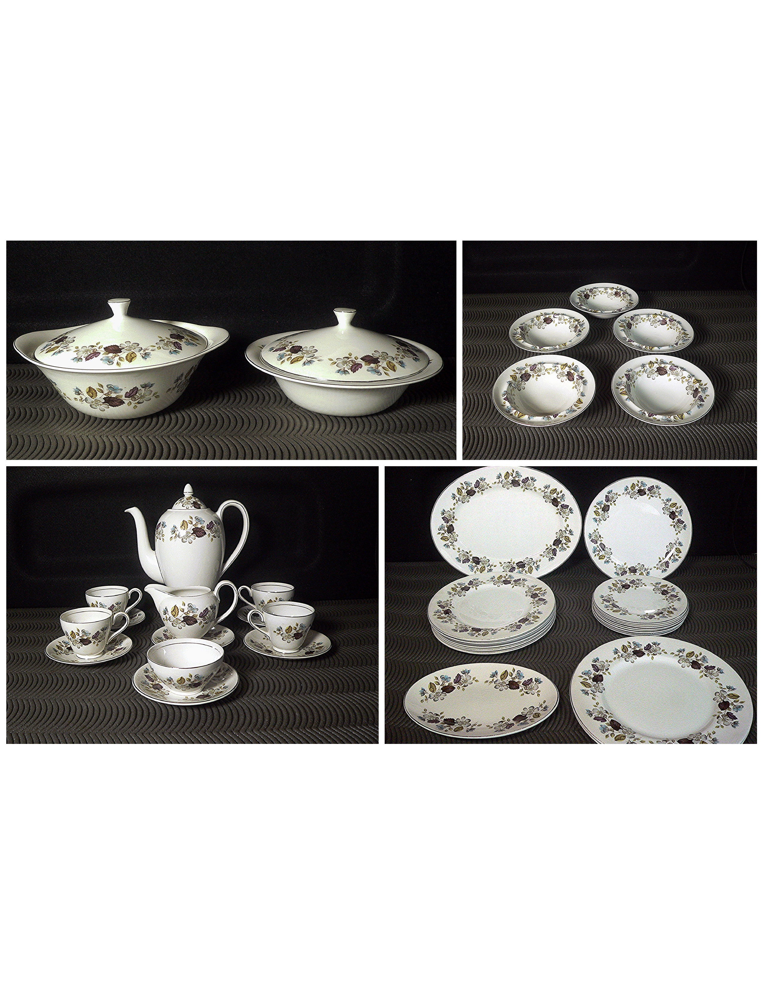 39 piece Myott "Chyna-Lyke" pattern 1940s - 1960s Dinner/Tea set
