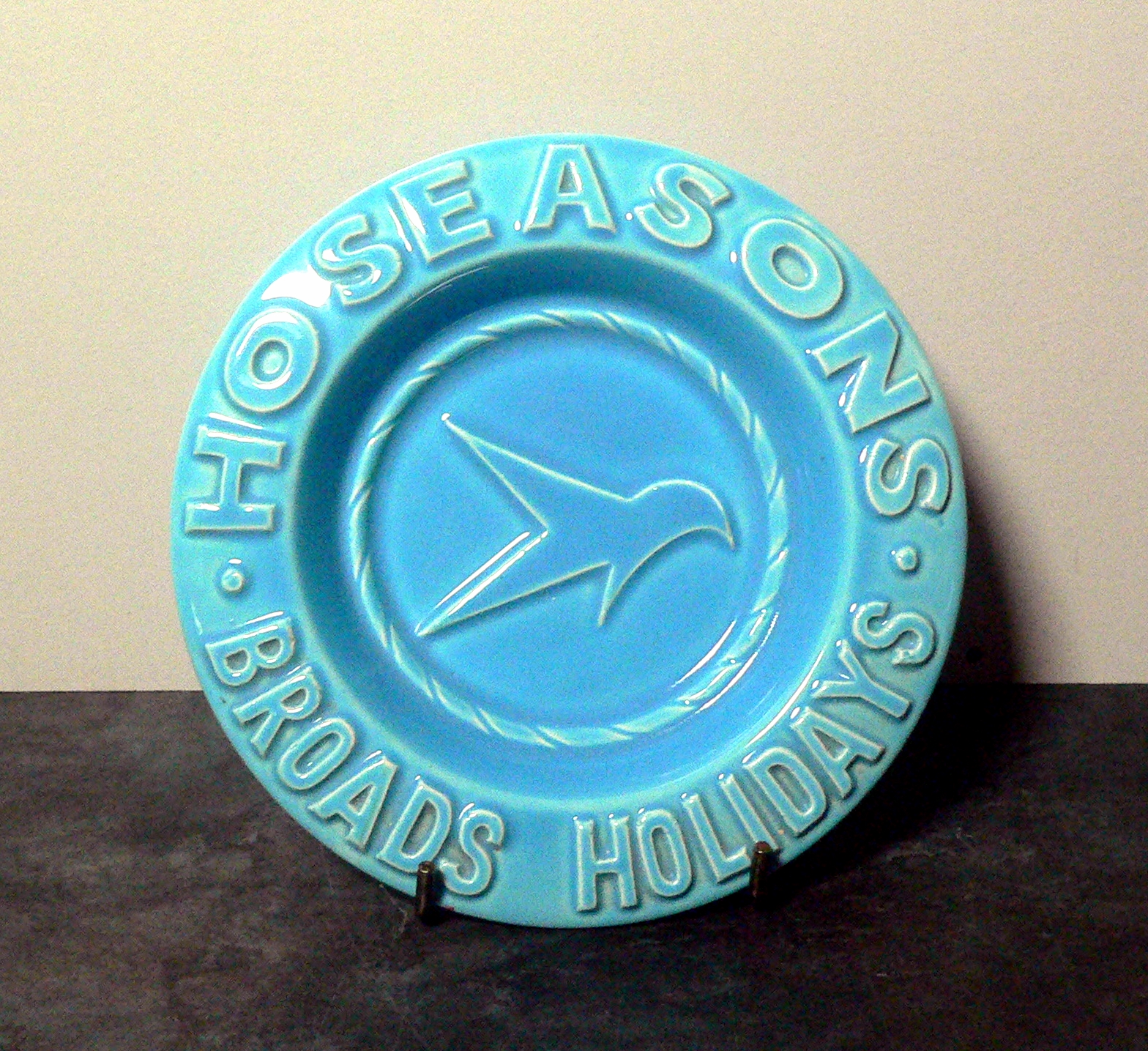 Vintage Ashtray Hoseasons Holidays Harry E Tunnicliffe Burleigh Advertising ware