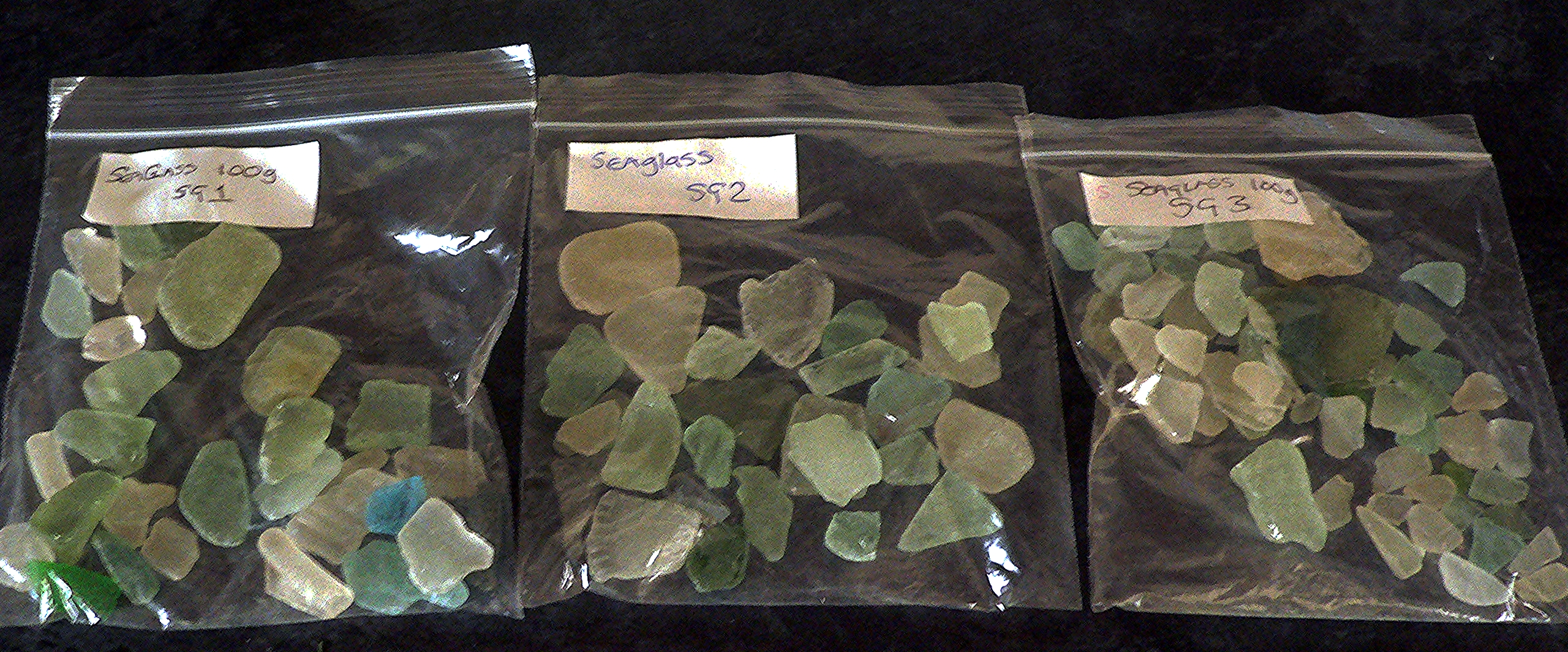 300g smooth, worn sea glass