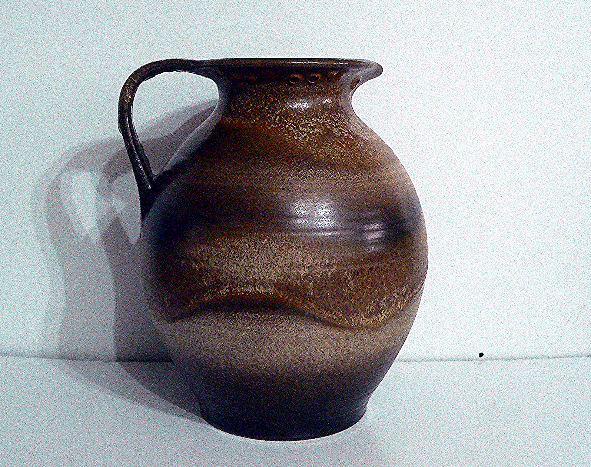 Vintage 1960s Bay Keramic West German Pottery Bulbous Jug 603-22 VGC