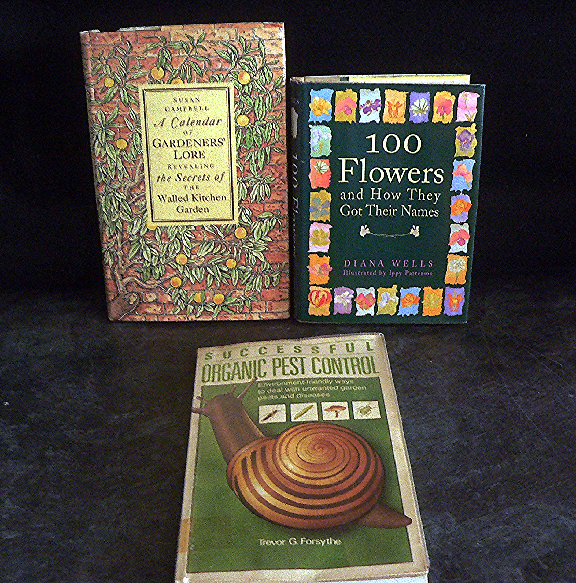 Three vintage gardening books