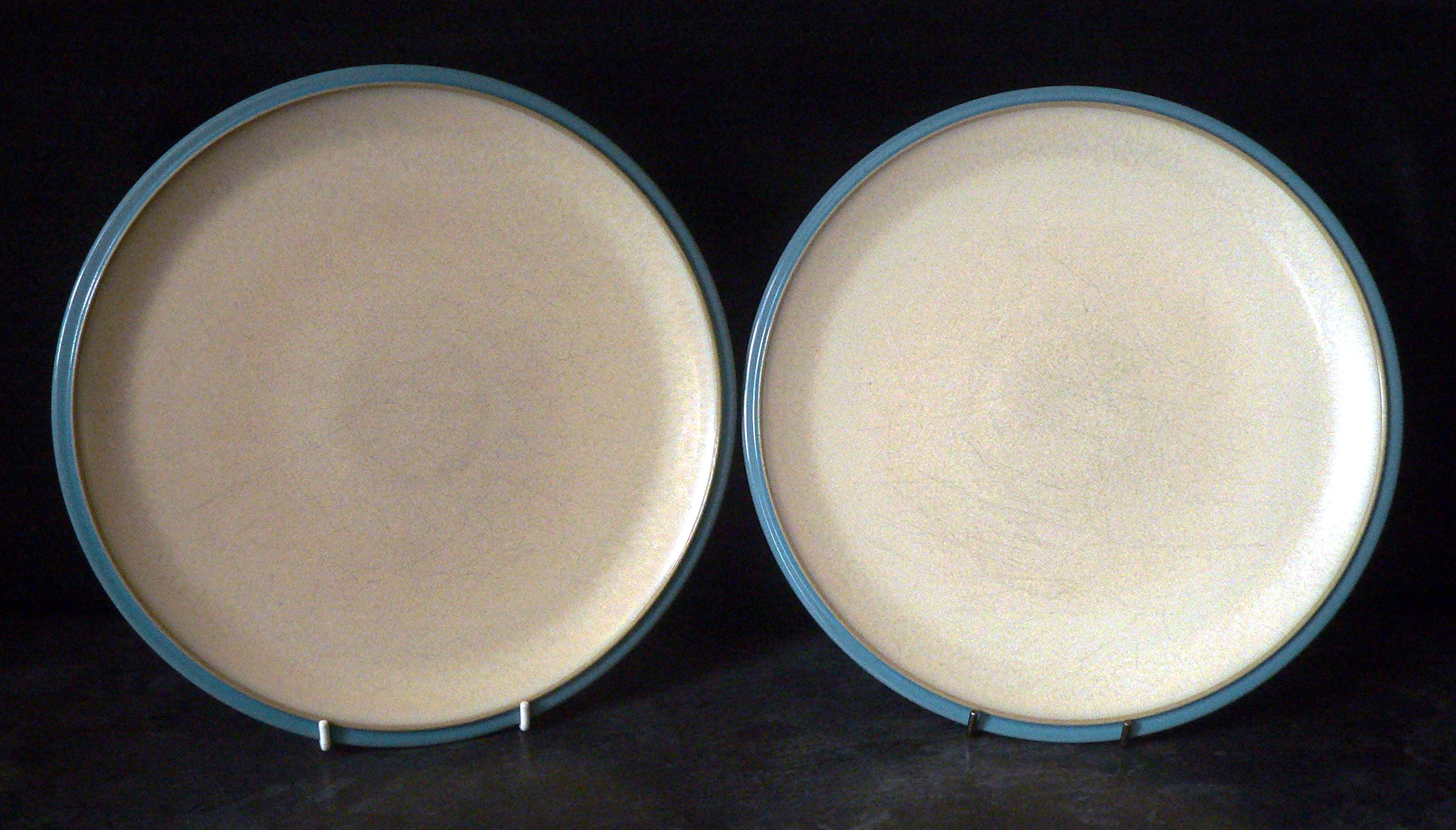 Pair of Denby stoneware dinner plates