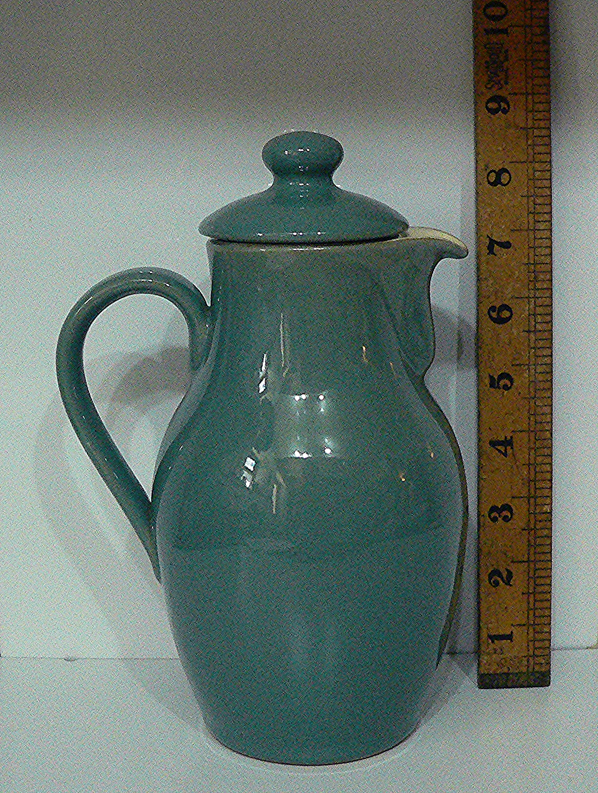 Denby Manor Green lidded coffee / hot water pot