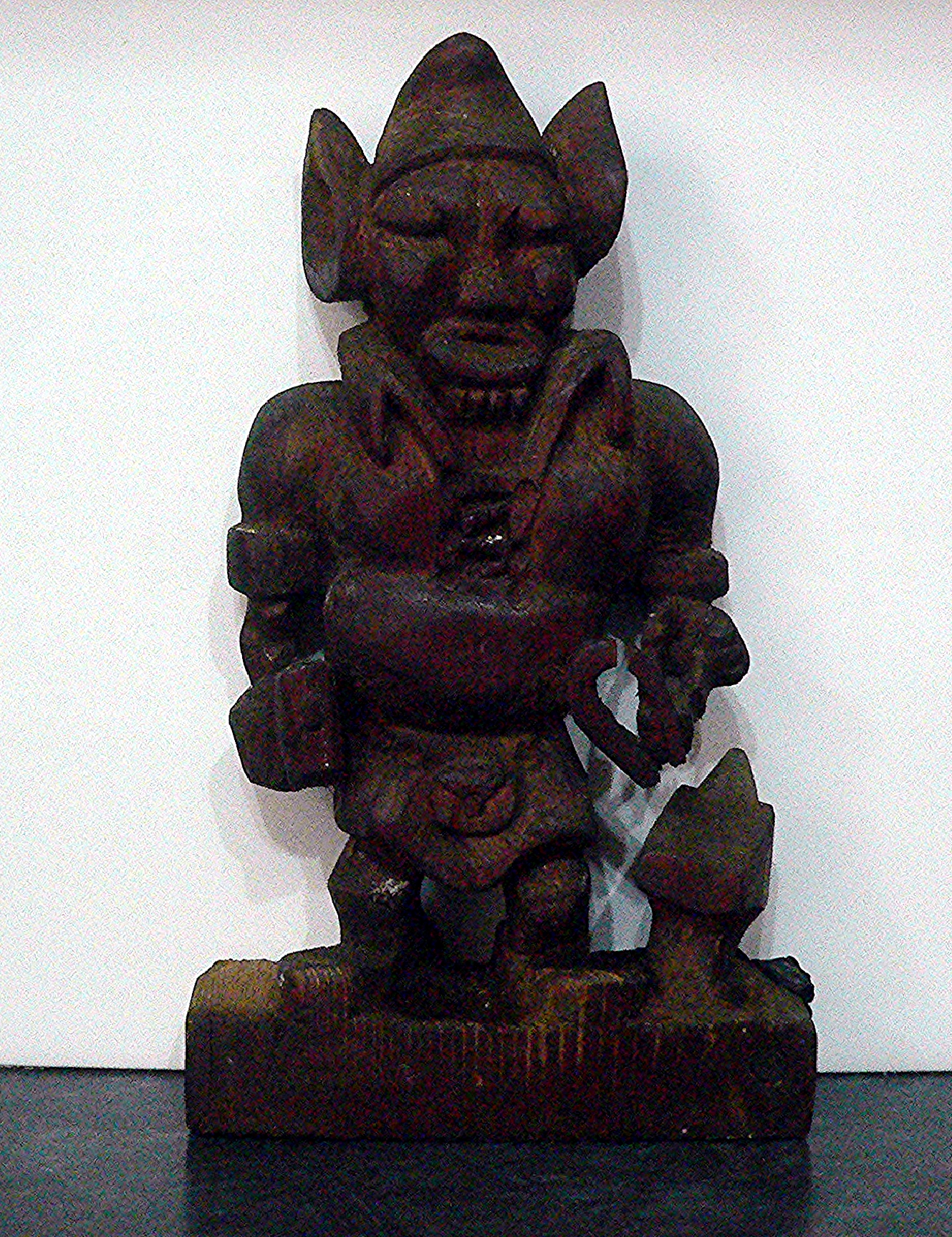 Hand carved wooden figure