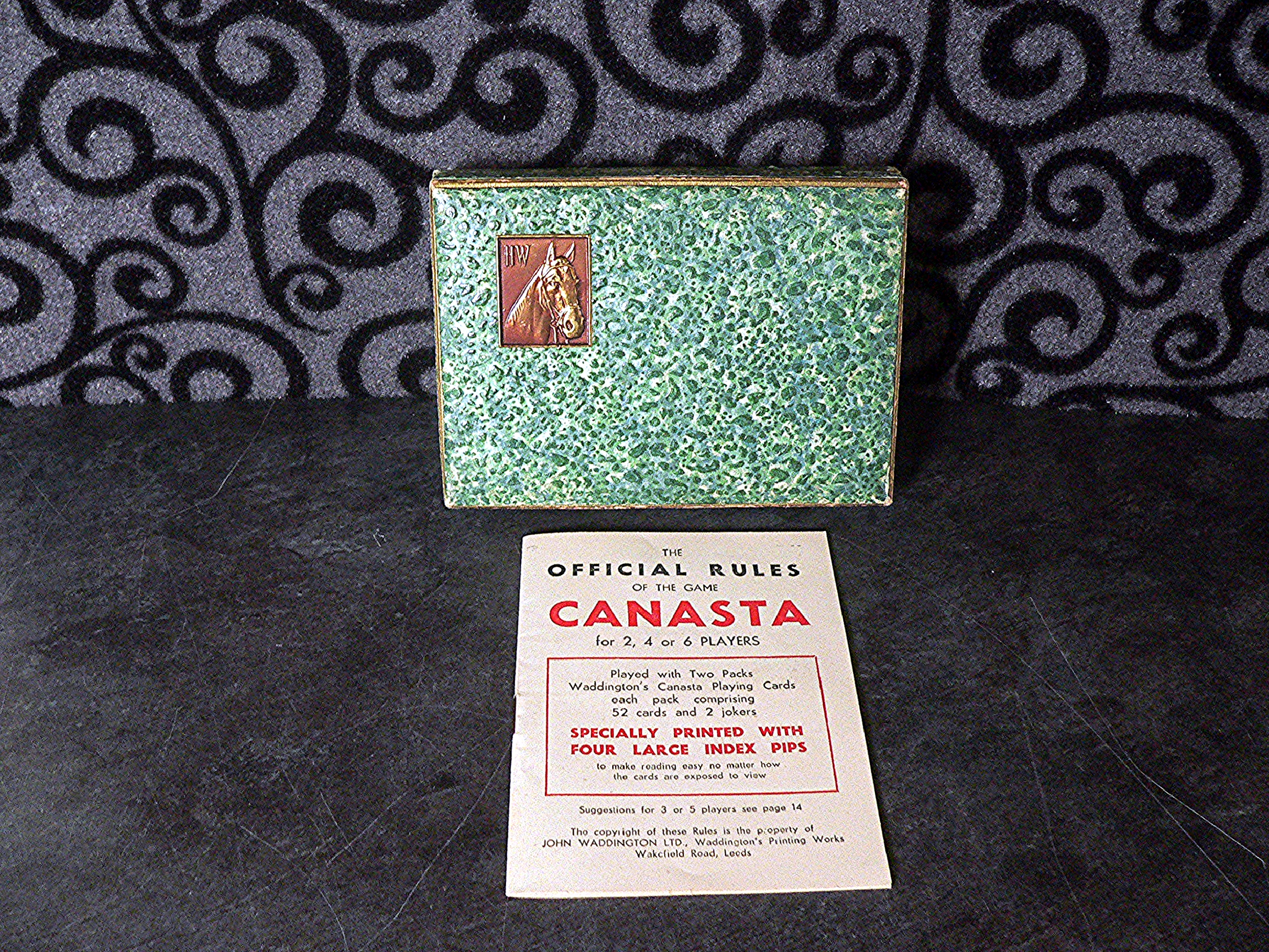 Vintage Henry Walton Canasta set