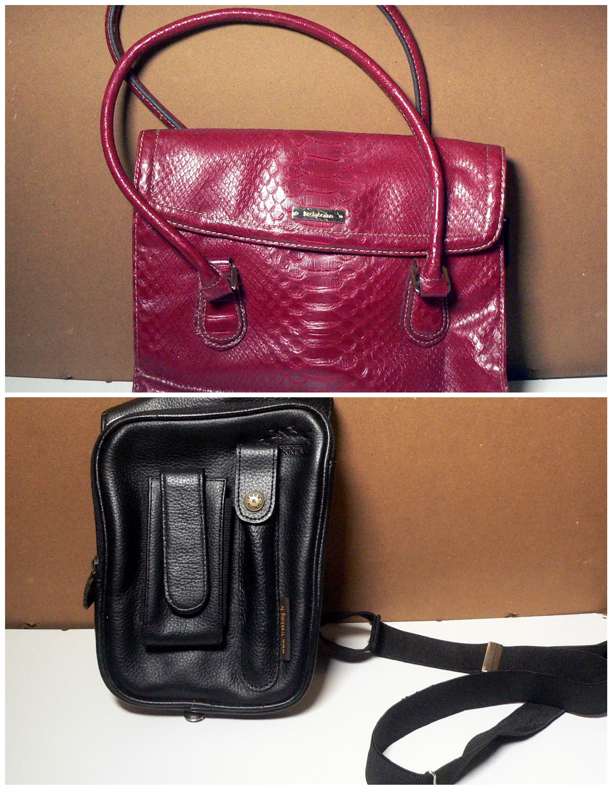 Liz Clarborne bag and a "Trekker" waist/travel/money belt