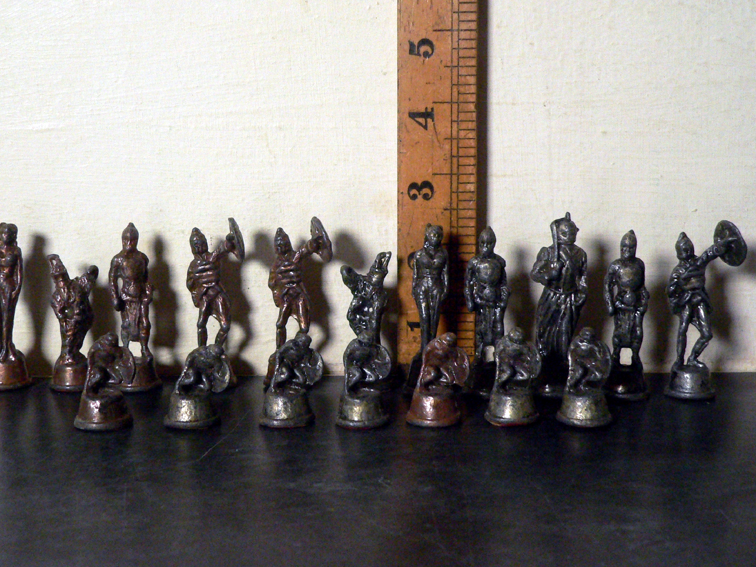Set of heavy metal figures