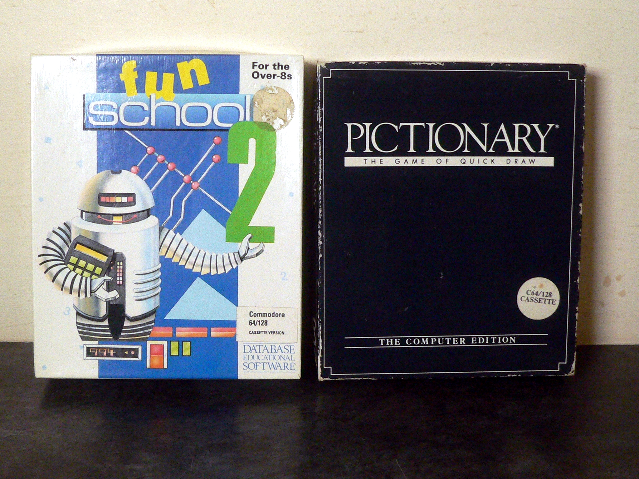 Pair of vintage Commodore 64 (C64) games