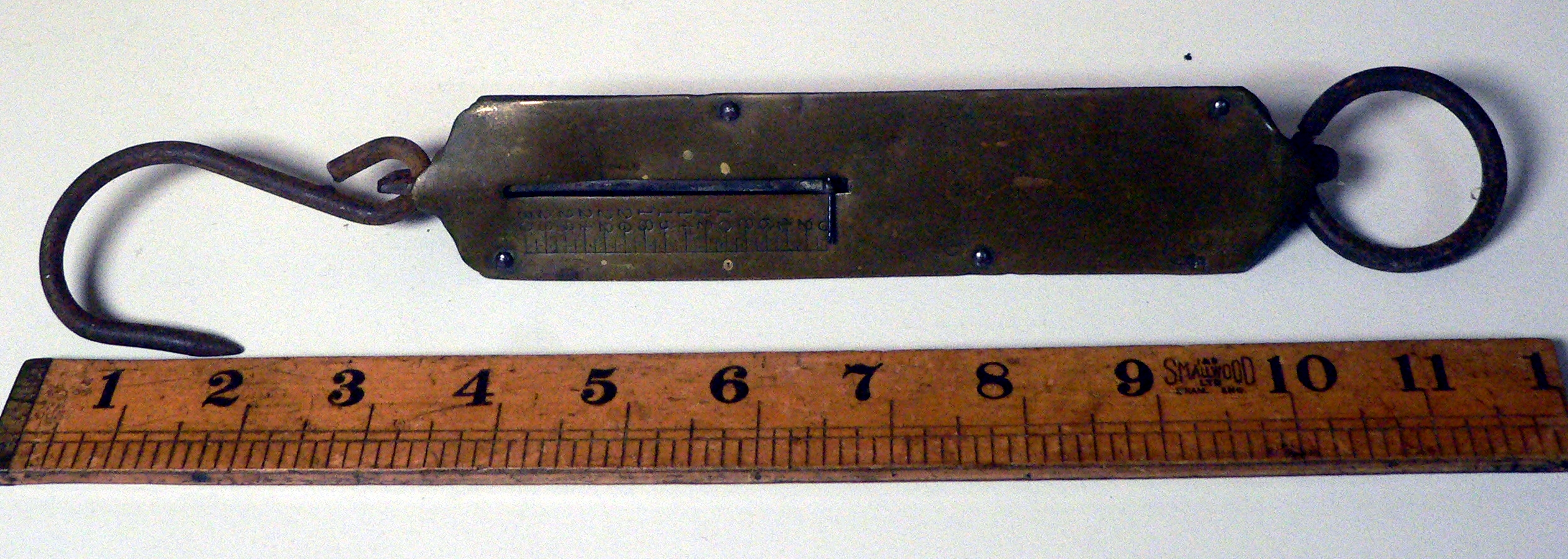 Vintage/Antique Salter's Improved Spring Balance No.2 Brass Front Scale - 30lb