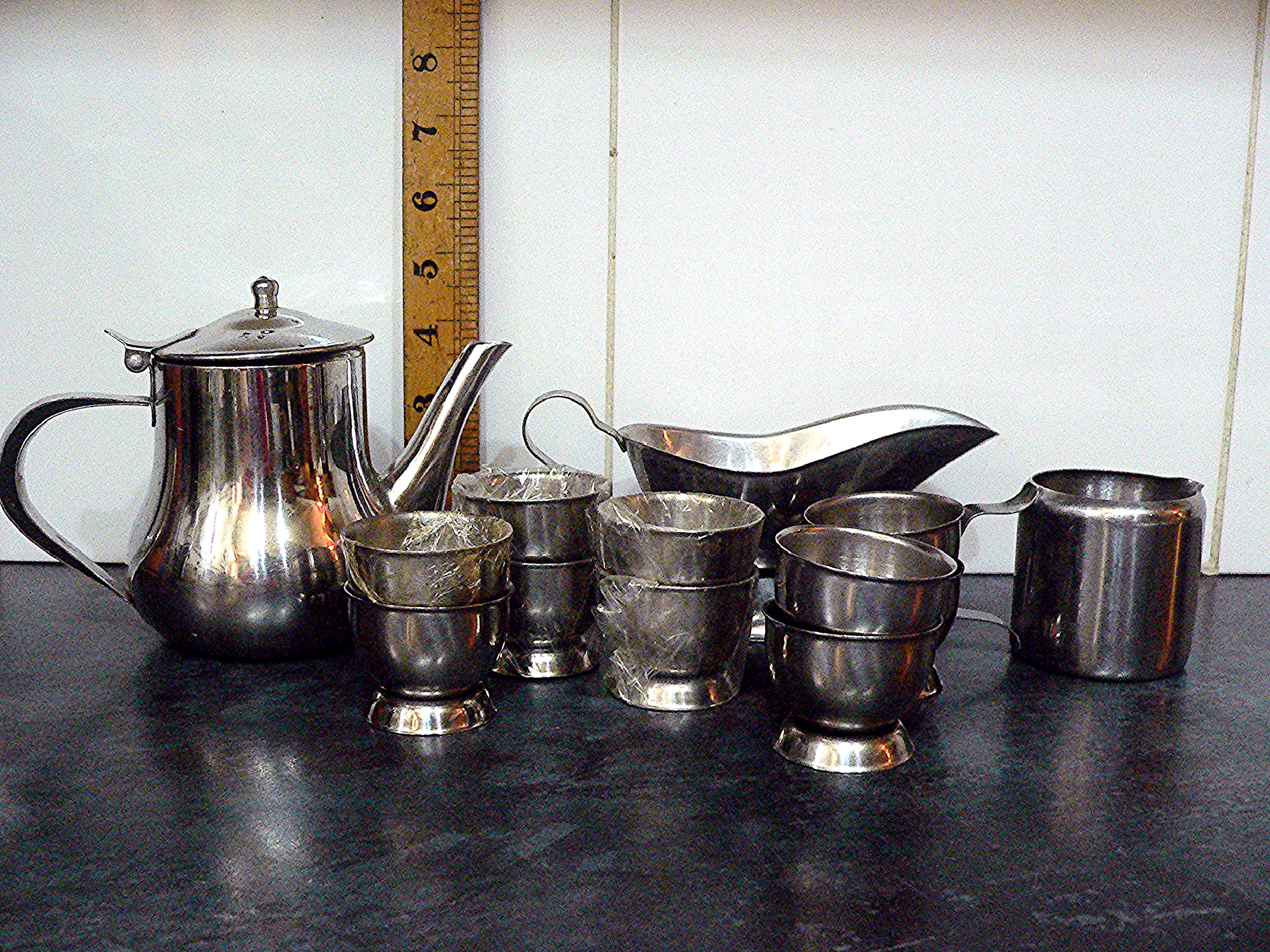 Retro stainless steel ware