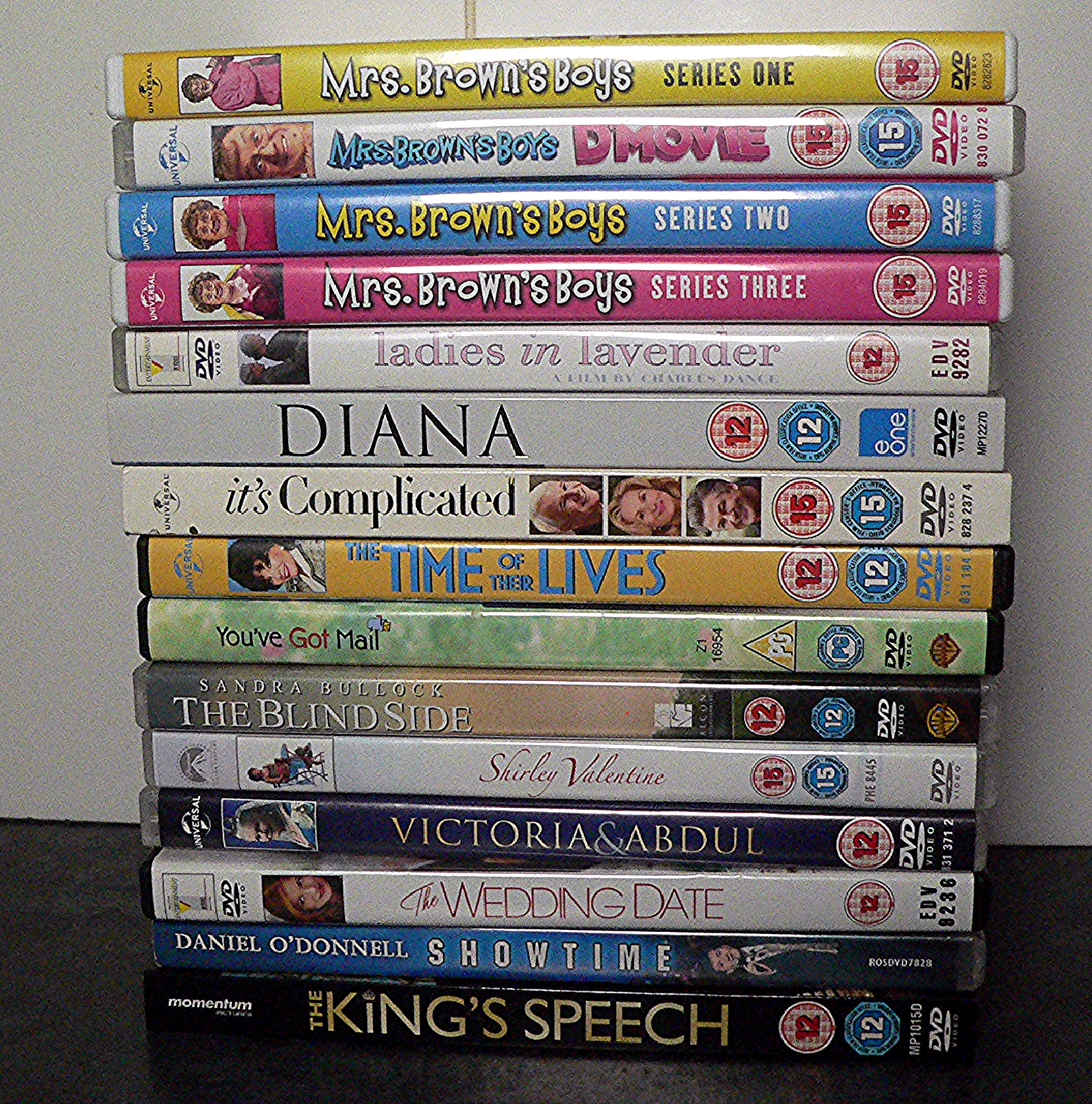 15 x DvDs including several "Mrs Brown's Boys"