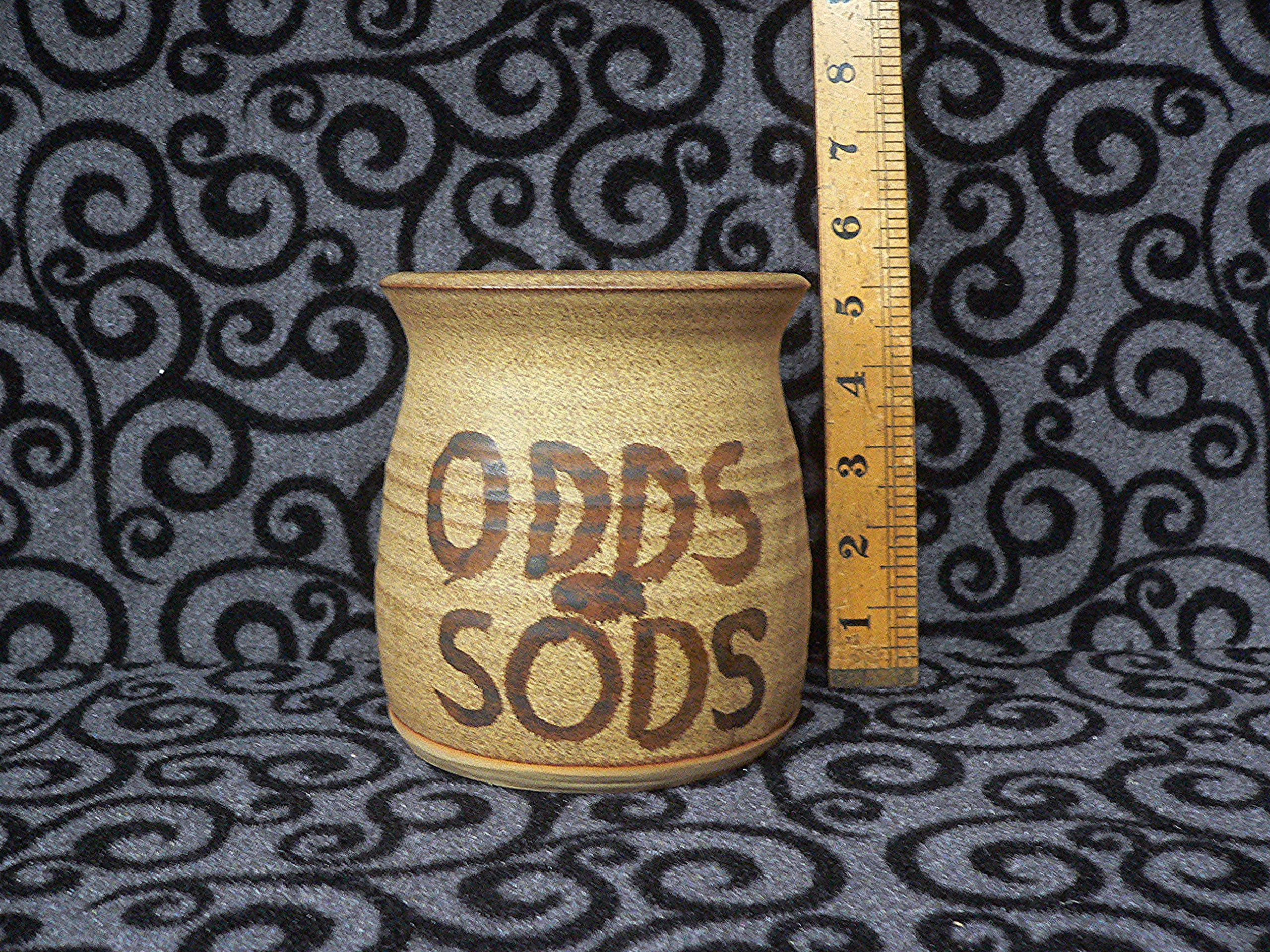 Signed Margaret Rollason studio pottery "Odds n Sods" pot