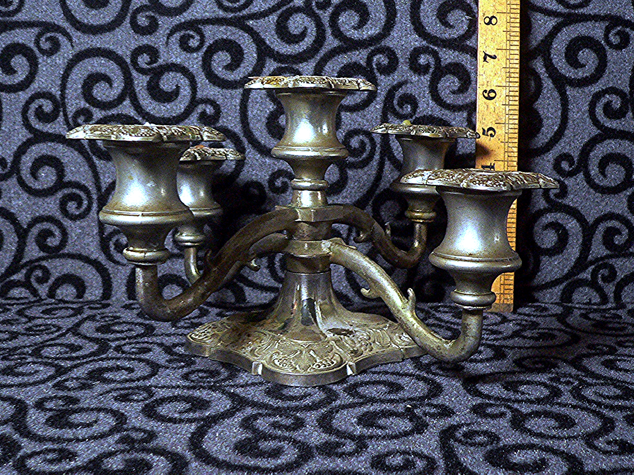 Mid Century, Large, heavy, plated Candleabra Ianthe (Ian Heath Ltd)