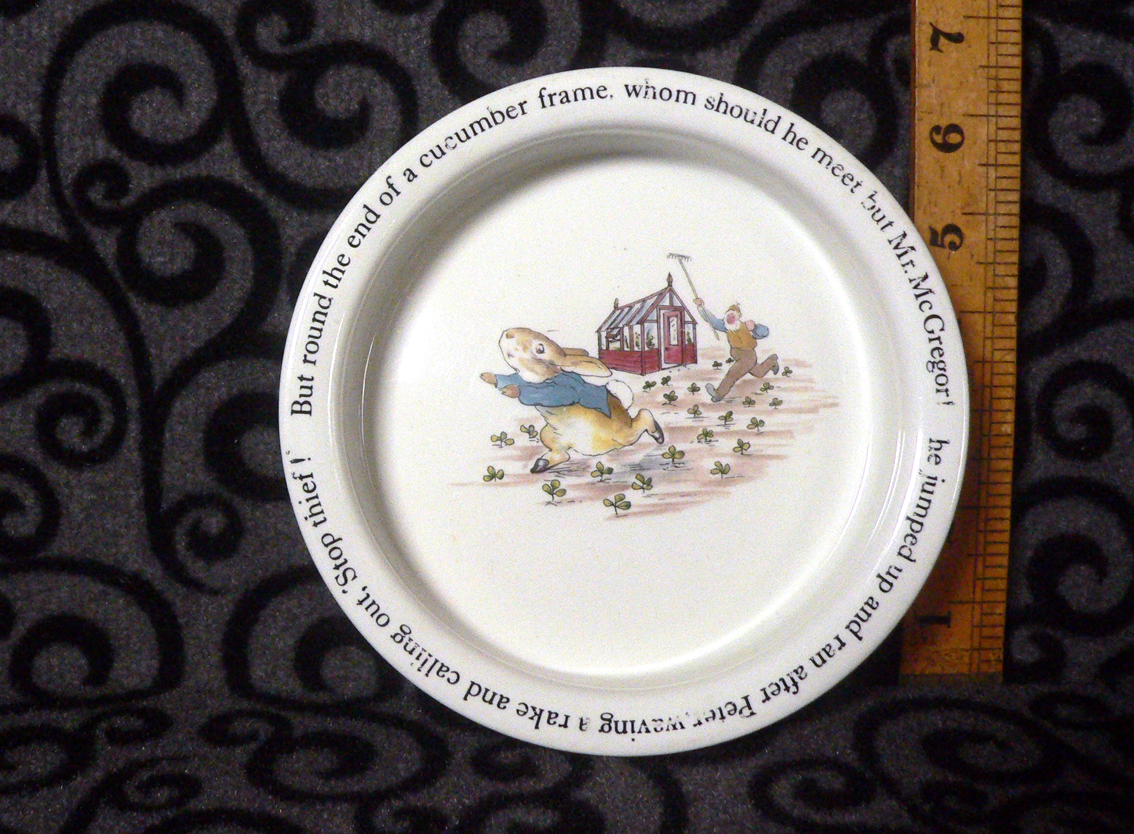 Wedgewood Peter Rabbit & Mr McGregor Ceramic Dish