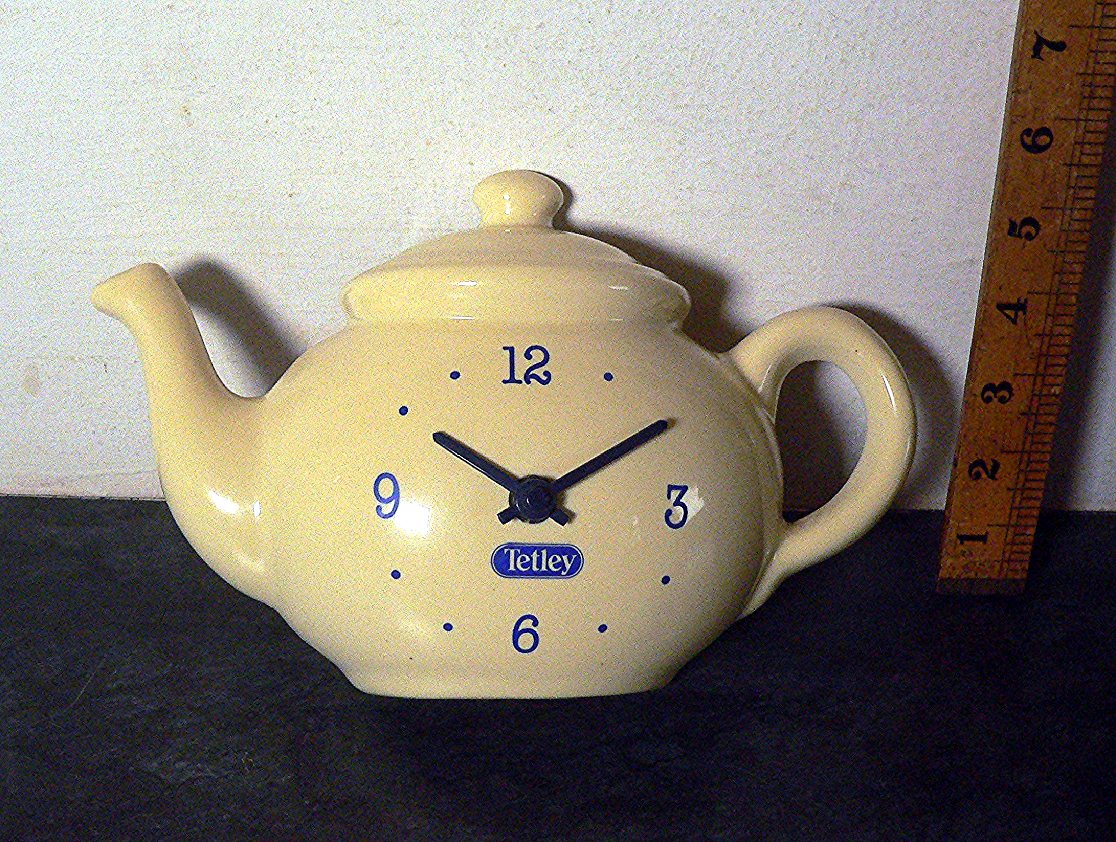 Tetley Tea wall clock.