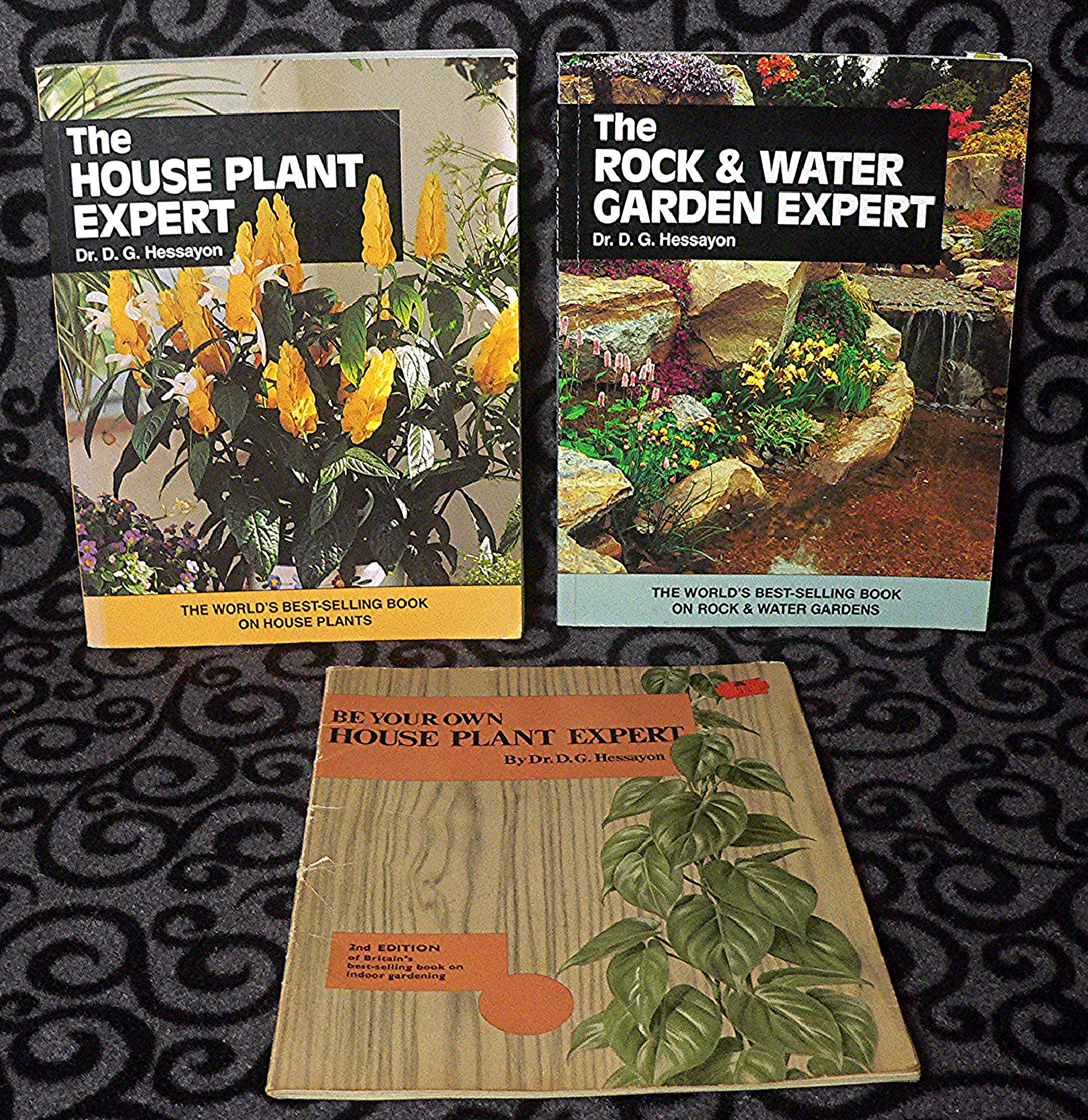 Three gardening / rock /water books