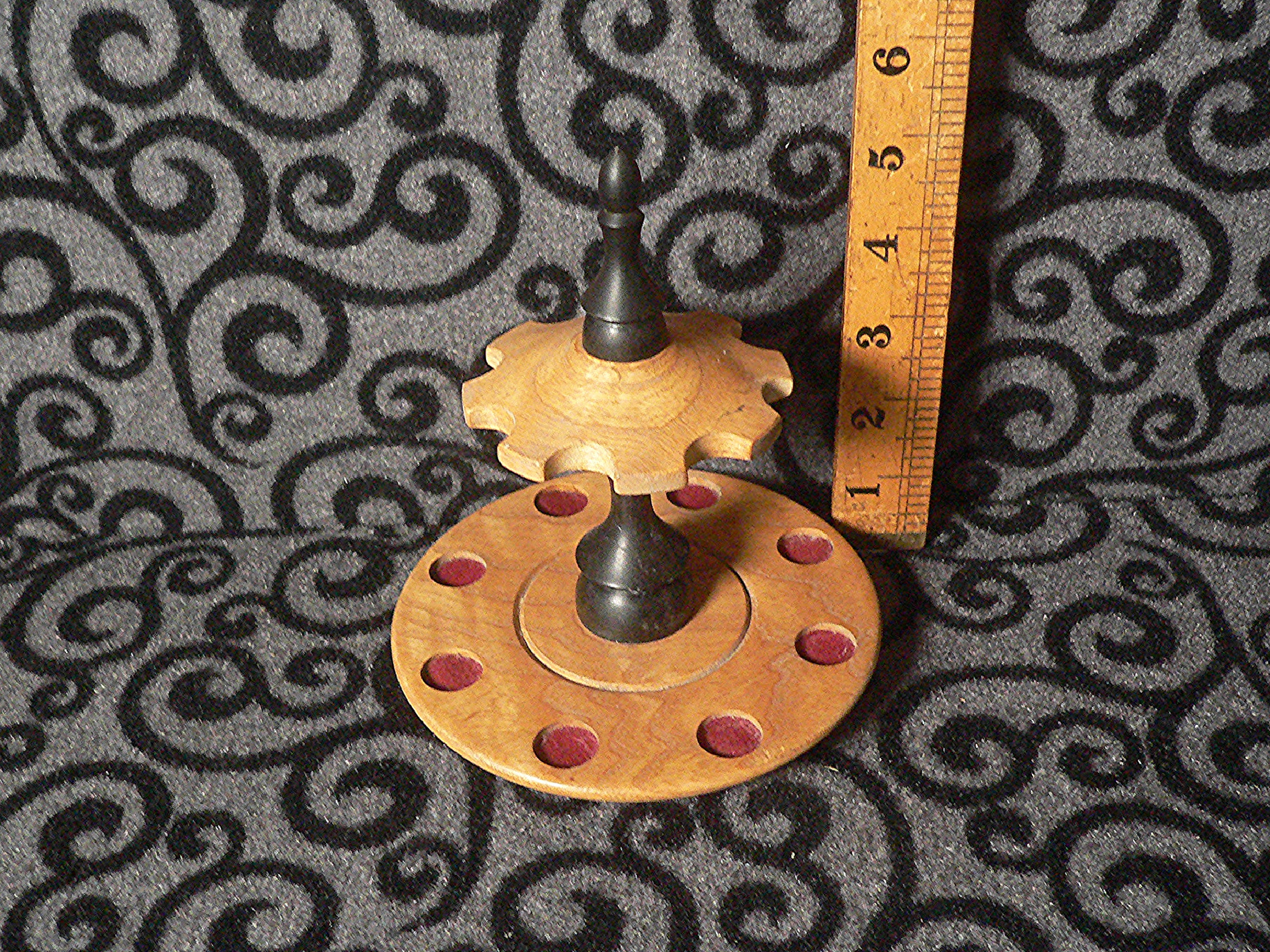 Wooden, tobacco pipe, multi-stand.