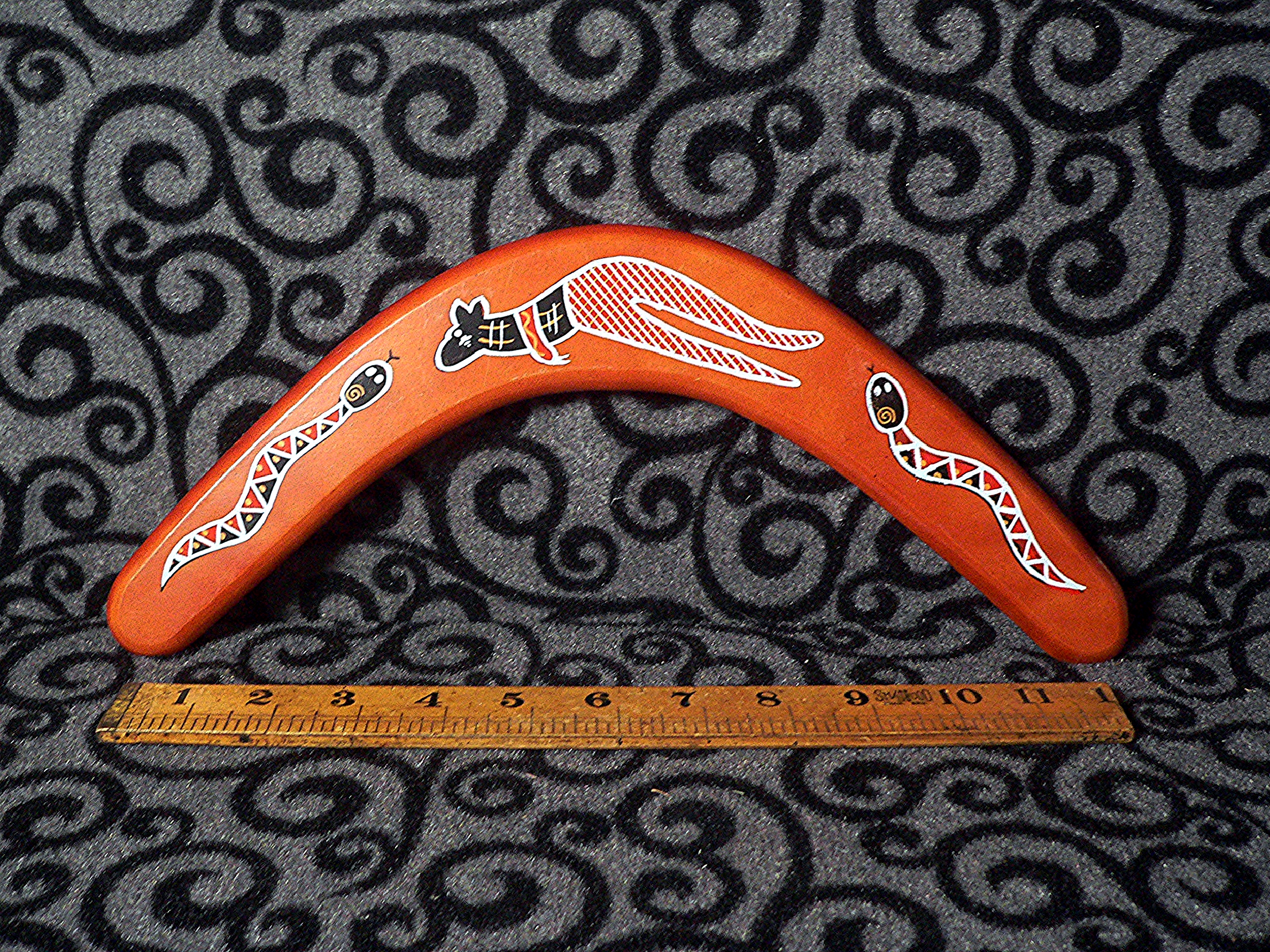 Wooden Australian boomerang.