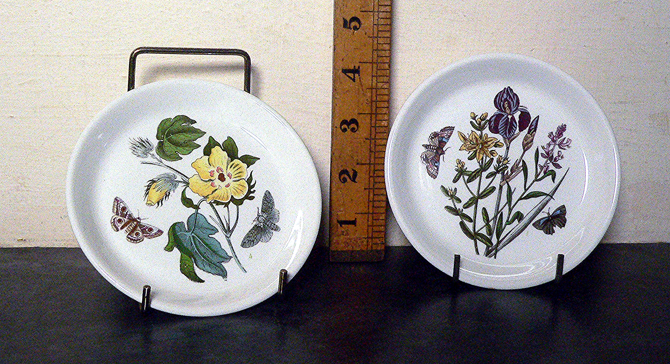 Pair of Portmeirion "Botanic Garden" trinket dishes