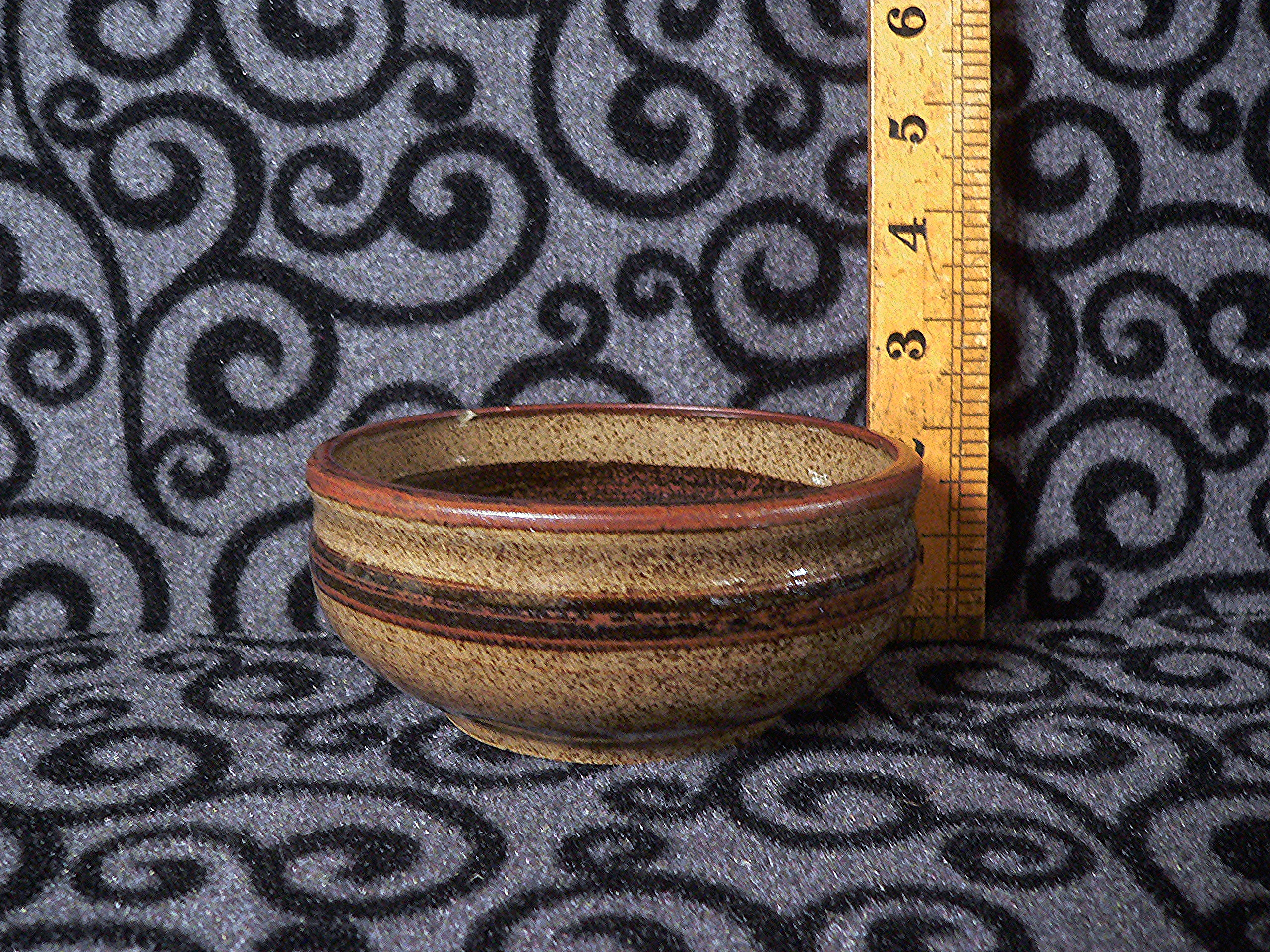 Studio pottery glazed bowl/dish