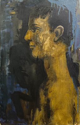 В. Михайлов. Без названия. конец 70х- начало 80х. . Холст, масло. 54х34,5. 
Вячеслав Саввич 