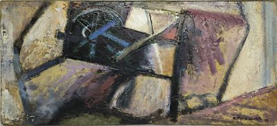 В. Михайлов. Этюд. 1994. . ДВП, масло, энкаустика. 
Вячеслав Саввич Михайлов — заслуженный 