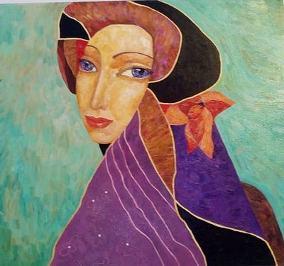 Григорий Лесухин. Сакура. 2015. Холст, масло. 
Григорий Борисович Лесухин — уральский художник и 