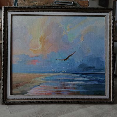 А. Евладов. Буревестник. 2018. холст, масло 60&times;70 Андрей Петрович Евладов — живописец, график. 