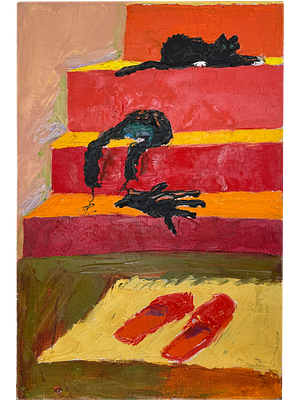 Сергей Лаушкин "Час пикелы". 90 х 60 см 
холст, масло 
2012 
Сергей Лаушкин (род. 1953) — 