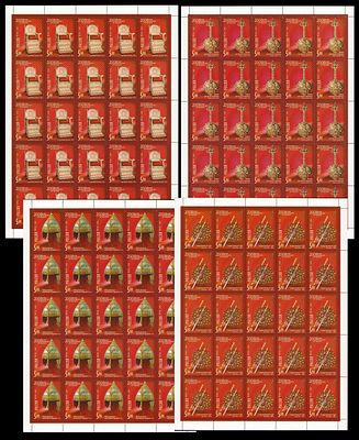 2006 РФ, 200 лет Музеям Московского Кремля, серия листы 5х5, состояние **. СК 1083-86 (кат. 6250руб)