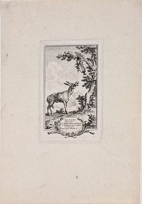 (П) Юбер-Франсуа Гравло (1699 - 1773) - гравер - Фронтиспис к «Танкреду» Вольтера, 1761 г. Бумага