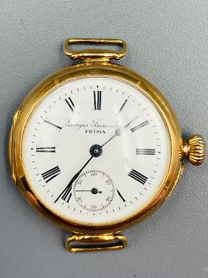 (П) Часы золотые George Favre Jacot. "Гран-При, Париж, 1900". Женева, 1896 г. Золото (56 