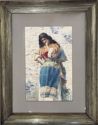 (П) Матвеев Матвей Александрович (упоминается в 1890-1894) - Итальянка. Последняя четверть XIX в. . 