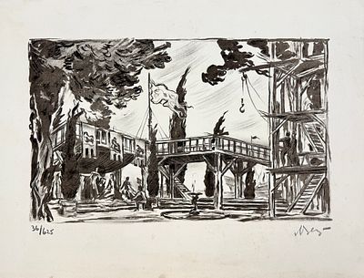 (П) Бенуа Николай Александрович (1901—1988) - Постановка "Отелло" Джузеппе Верди в театре &laquo;Ла 