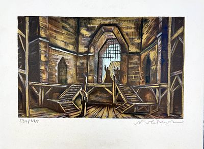 (П) Бенуа Николай Александрович (1901—1988) - Постановка "Макбет" Джузеппе Верди в театре &laquo;Ла 