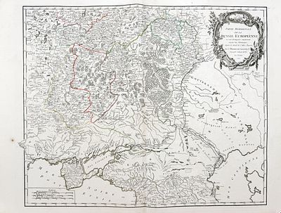 (П) Дидье Робер де Вогонди (Didier Robert de Vaugondy, 1723–1789) - Карта южной части Европейской 