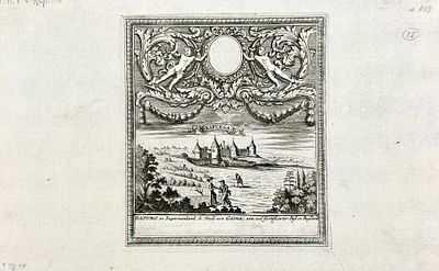 (П) Боденер Габриэль Старший (Gabriel I Bodenehr; 1673-1765) - Капурга (Копорье). 1735 г.
. Бумага 